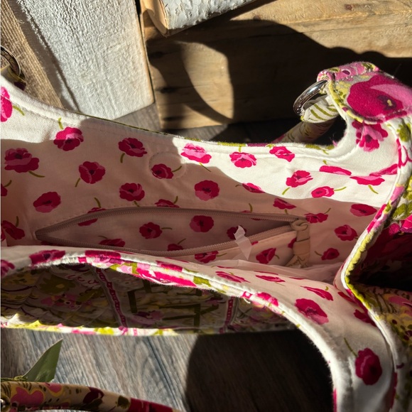 RARE Y2K Vintage Vera Bradley Floral Quilted Shoulder Bag- “Make Me Blush” - Picture 5 of 7